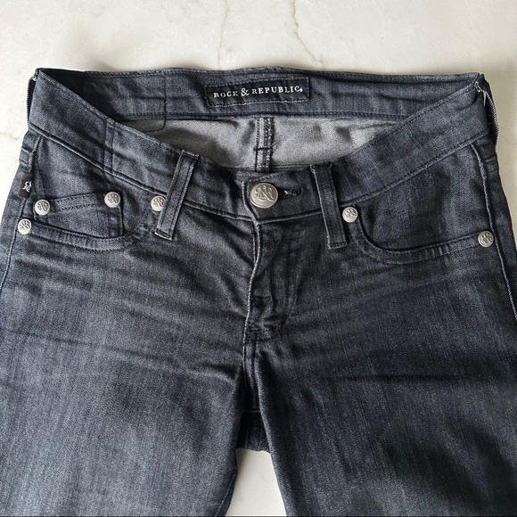 Rock & Republic black skinny jeans - Picture 2 of 9